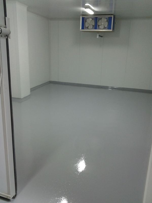 Resina gris en almacén