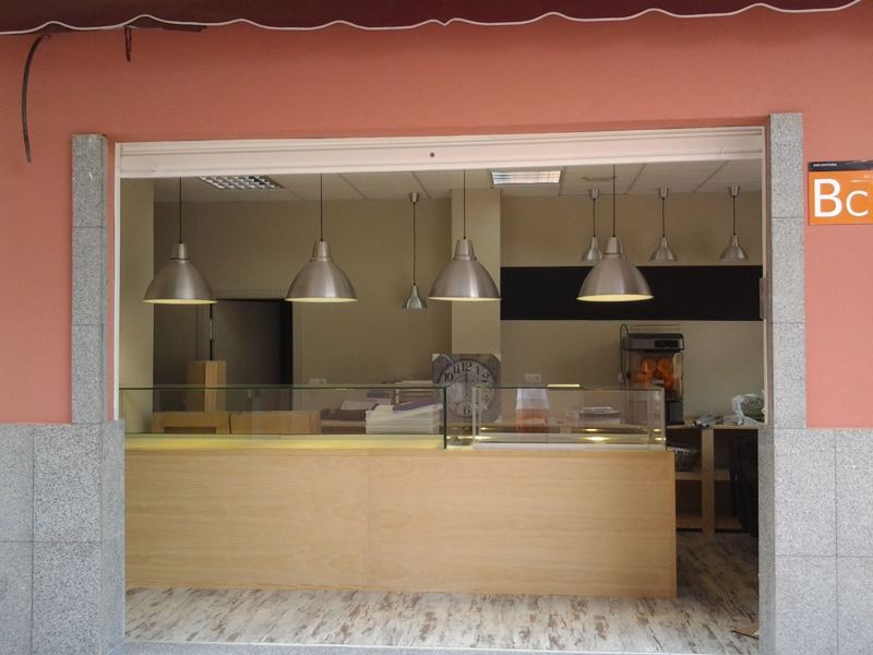 Mostrador de cafetería